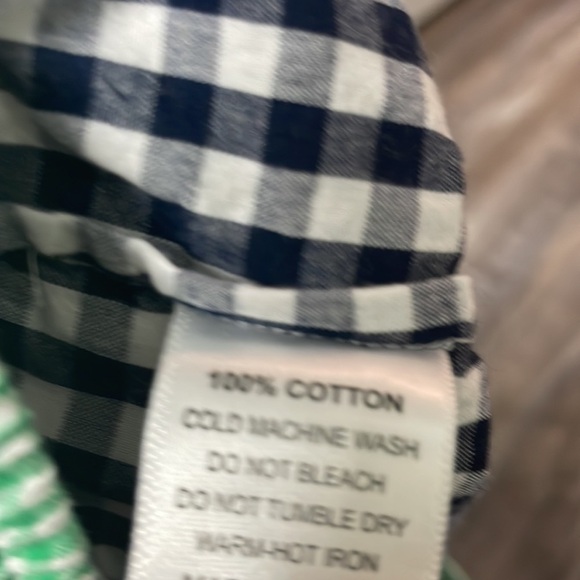 Sant and Abel Gingham Pajama Shorts - Picture 5 of 6